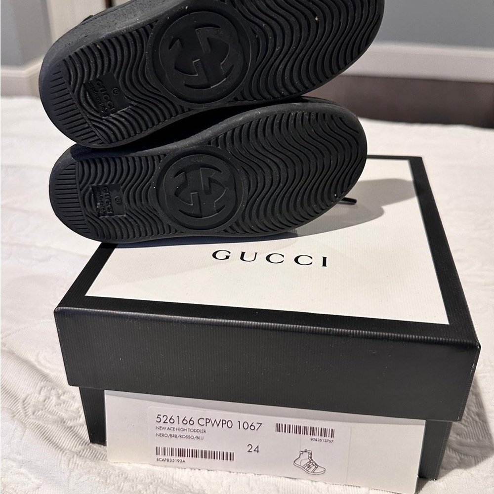 Gucci Black Logo Sneakers